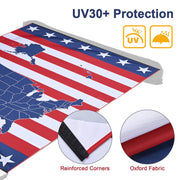 DIY Car Side Awning Waterproof Fabric 6.5'x7.7' UV30+
