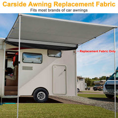 Car Side Awning Waterproof Fabric 7.5'x7.7' UV50+