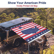 DIY Car Side Awning Waterproof Fabric 7.5'x7.7' UV30+