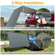 DIY Car Awning Side Wall Waterproof Extension 4.6'x6.6' UV50+