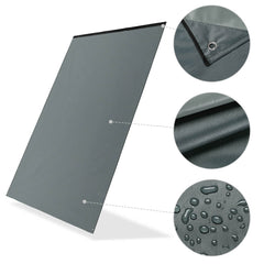 DIY Car Awning Side Wall Waterproof Extension 4.6'x6.6' UV50+