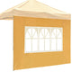 10x10 Canopy Sidewall with Window 1-pack(9.6x6.7ft)