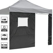 DIY 1pc Sidewall with Door Window for 10x10 Canopy