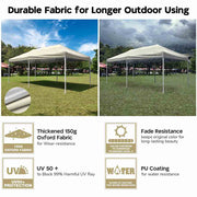 DIY 10x20ft Easy Pop Up Canopy Tent Top Replacement