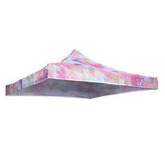 10x10 Canopy Replacement Cover Tie-dyed Pink