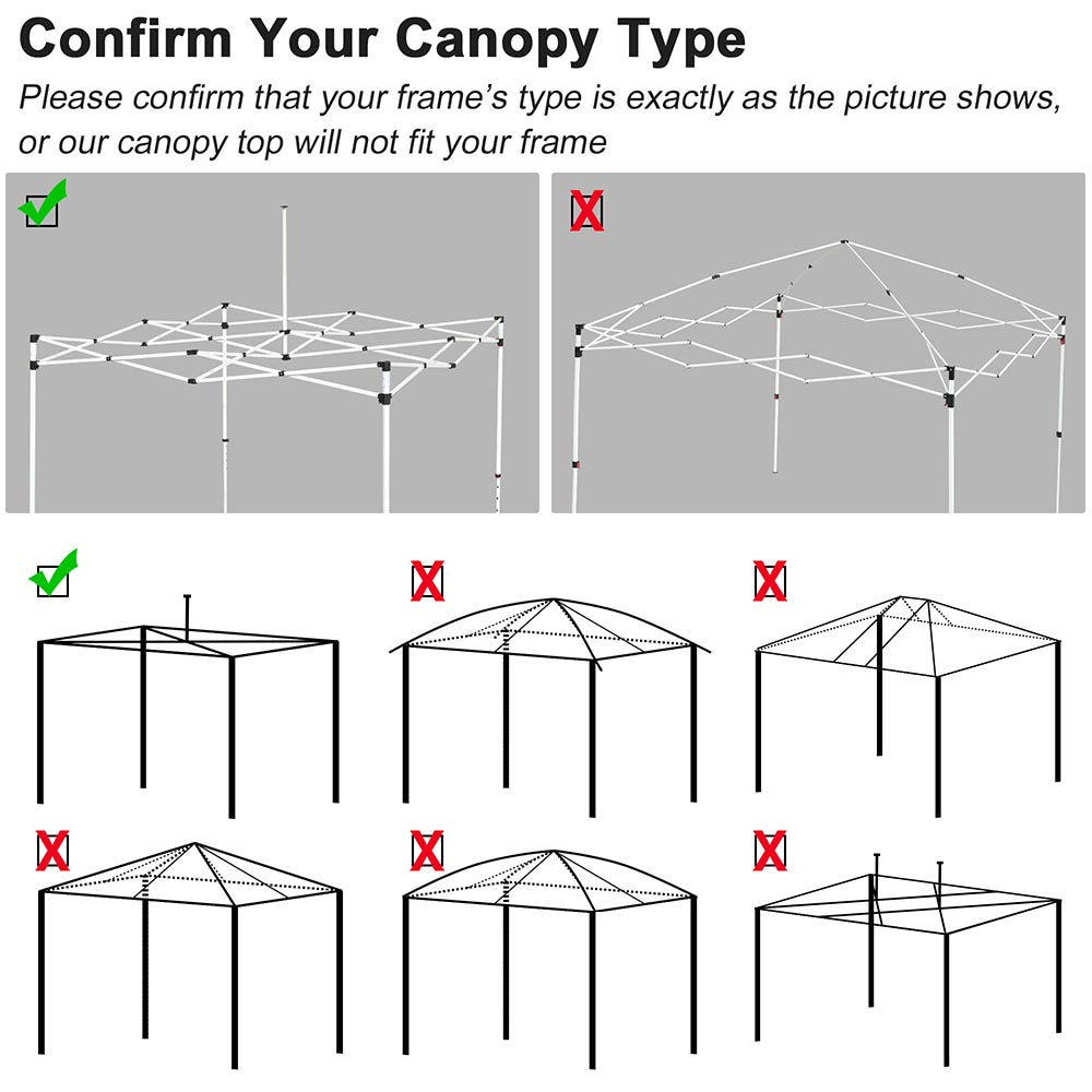 Ez up outlet canopy top replacement