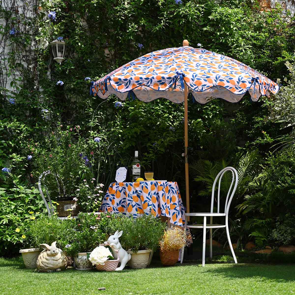 build your own patio umbrella DIY 6ft Wooden Patio Umbrella Tilt Beach Summer Parasol