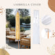 DIY 9ft Wooden Patio Umbrella Acrylic Fabric Market Umbrella (Preorder)