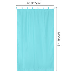 Outdoor Patio Door Curtain Tab Top 54x96 2ct/Pack