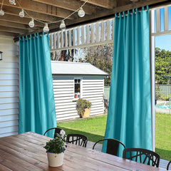 Outdoor Patio Door Curtain Tab Top 54x96 2ct/Pack