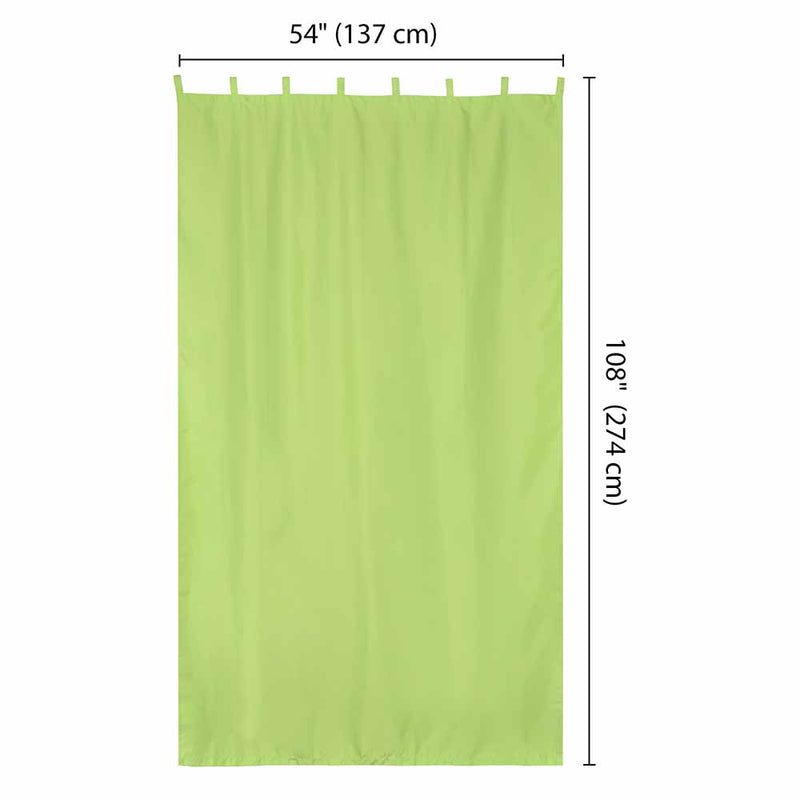 Outdoor Porch Curtain Tab Top 54x108 2ct/Pack