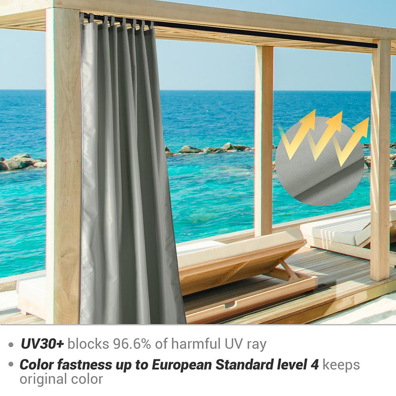 Outdoor Porch Curtain Tab Top 54x120 2ct/Pack
