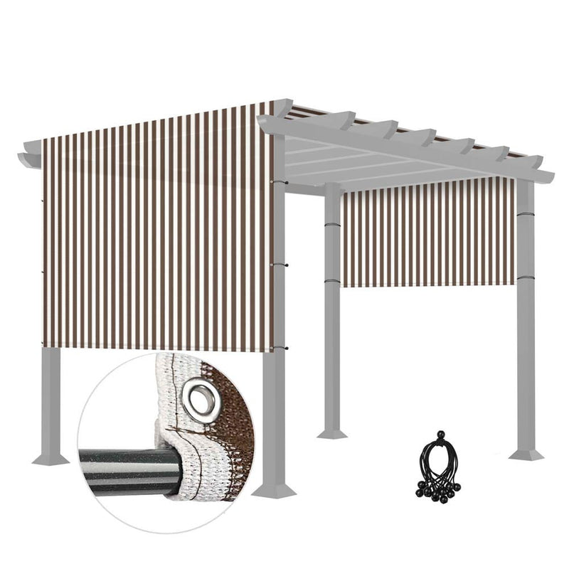 16' x 8' Pergola Roof Cover Canopy Replacement with Rods