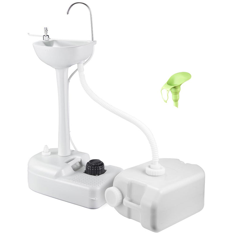 Portable Sink Hand Wash Station with Water Tank Foot Pump