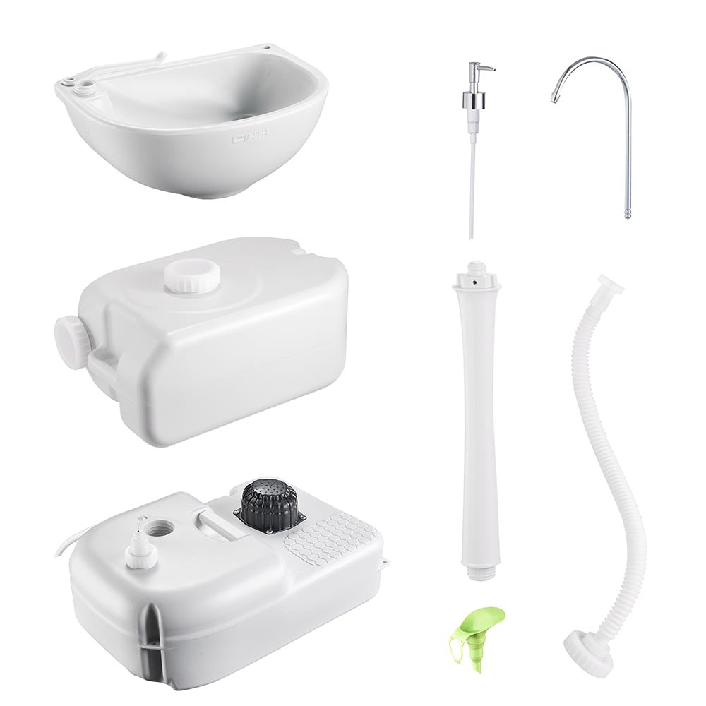 Portable Sink Hand Wash Station with Water Tank Foot Pump – The DIY Outlet
