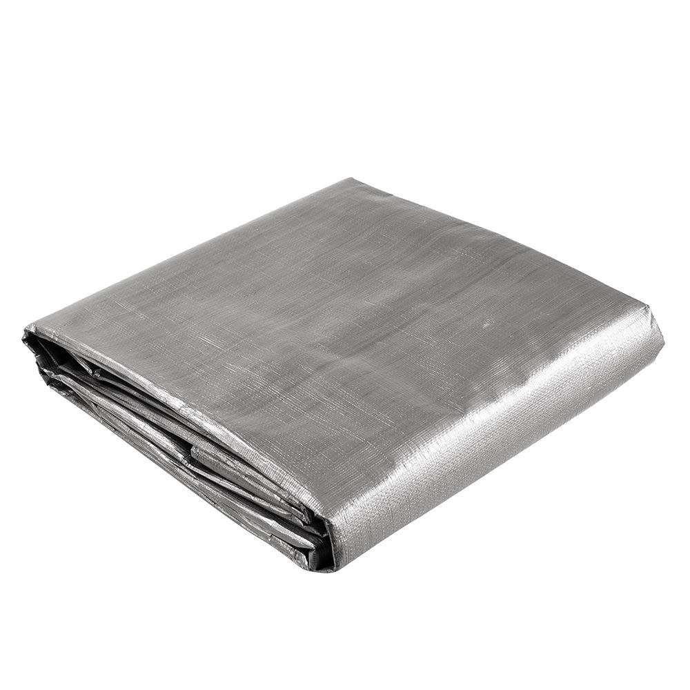 achillion tarp DIY 12x16 ft Heavy-Duty Tarp Shelter Cover Tarpaulin, Silver