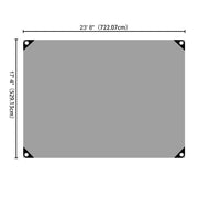 DIY 14mil Thicken Reinforced Heavy-Duty Tarp Shelter Cover Tarpaulin Opt