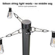 DIY Sun Sail Posts Pole Kit with Base & D-Ring Clamp