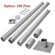 DIY Sun Sail Posts Pole Kit with Base & D-Ring Clamp