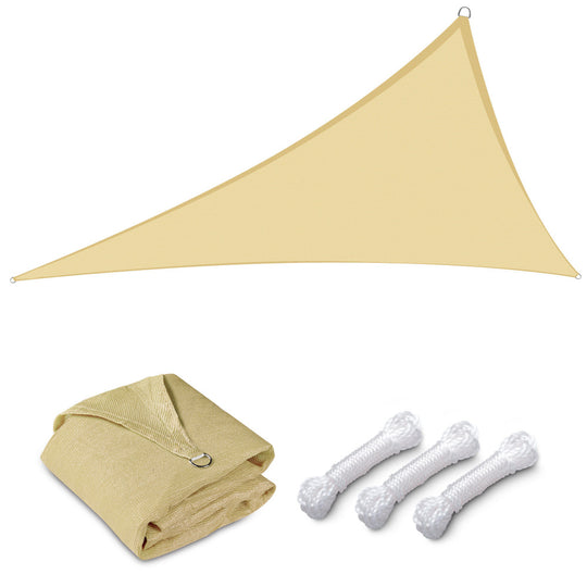 DIY Triangle Outdoor Sun Shade And Canopy 11' Color Options