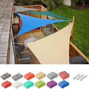 DIY Triangle Outdoor Sun Shade And Canopy 11' Color Options