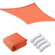 DIY 13' x 19' Rectangle Sun Shade Wind Sail Shade Canopy
