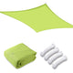 DIY 13' x 19' Rectangle Sun Shade Wind Sail Shade Canopy