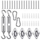 DIY Stainless Steel Pad Eye Turnbuckle Carabiner, 8