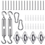 DIY Stainless Steel Pad Eye Turnbuckle Carabiner, 8