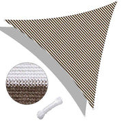 DIY 25' Triangle Shade Wind Sail Shade Canopy