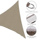 DIY 25' Triangle Shade Wind Sail Shade Canopy