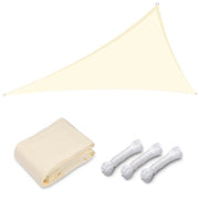 DIY 25' Triangle Shade Wind Sail Shade Canopy