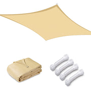 DIY 8' x 10' Rectangle Shade Sail for Patios Pool