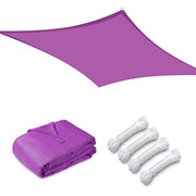 DIY 8' x 10' Rectangle Shade Sail for Patios Pool