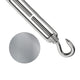 DIY 7x7 Wire Rope T304 Stainless Steel (4x)60' (Vinyl Coating 2.5mm)