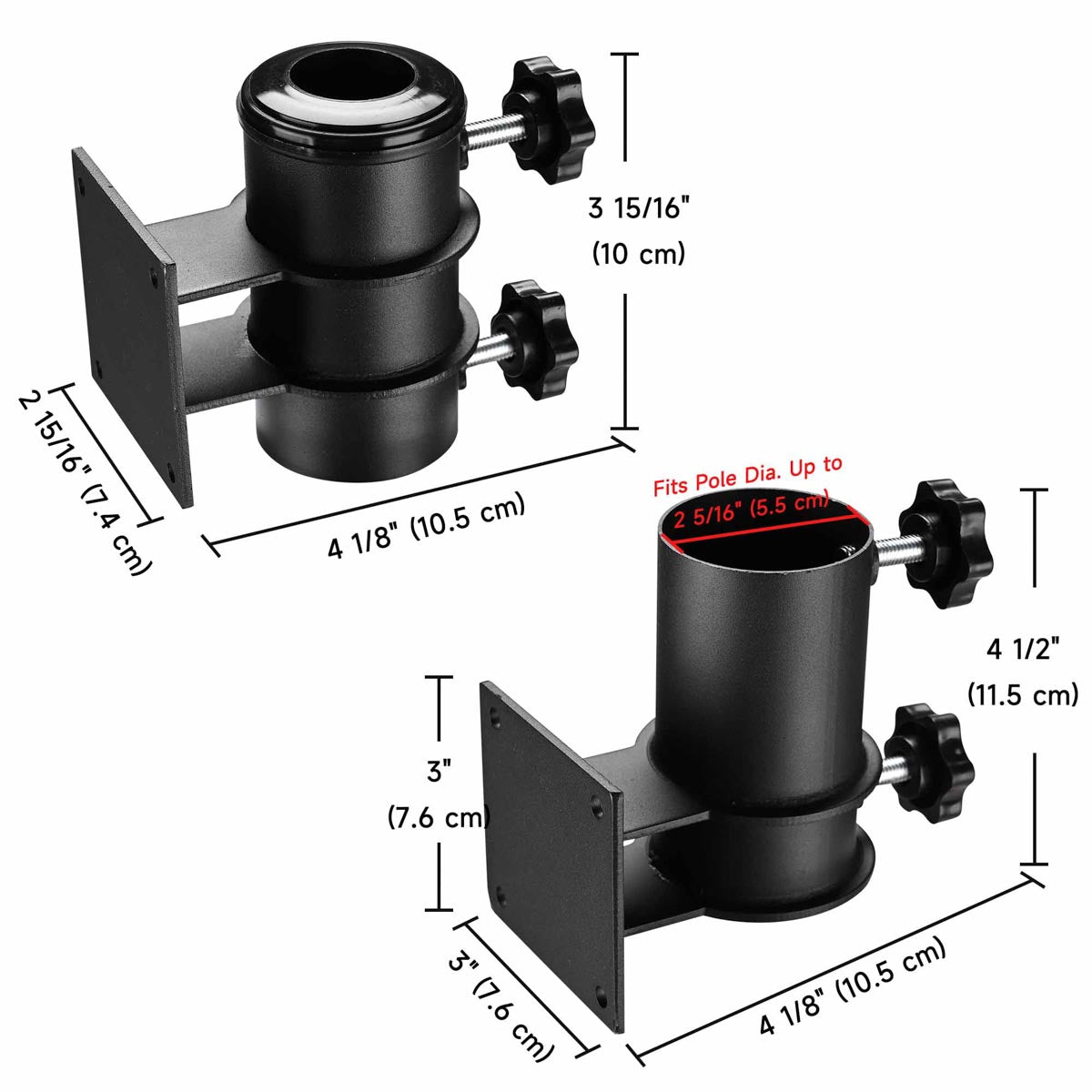 2.5 patio umbrella stand DIY Patio Umbrella Holder attach to Chairs, Deck Railing (D2 5/16")