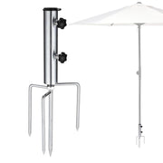 DIY Metal In-ground Sand Anchor for Poles (D 1 7/16")