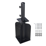 DIY In-Ground Flush Mount Umbrella Base Plate for 2" Posts
