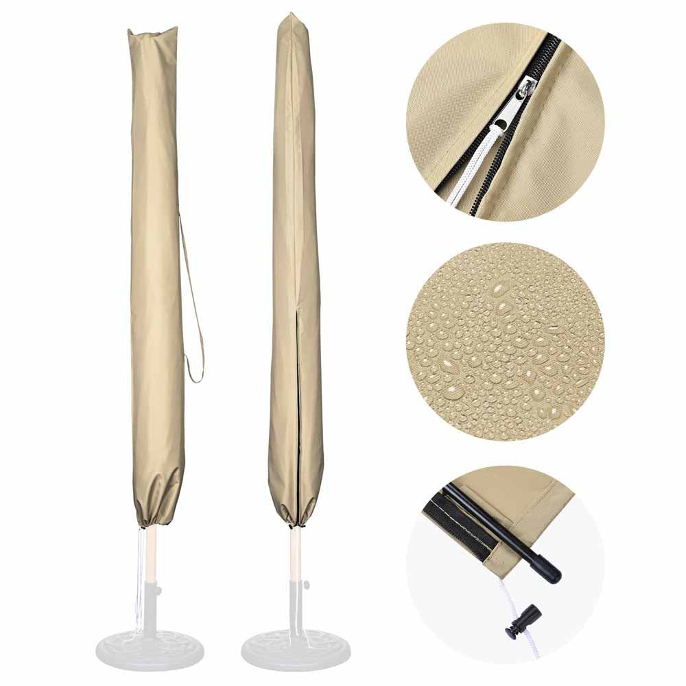 DIY Outdoor Umbrella Cover w/ Zipper Rod fits for 7' to 13' Umbrellas DIY Outdoor Umbrella Cover w/ Zipper Rod fits for 7' to 13' Umbrellas