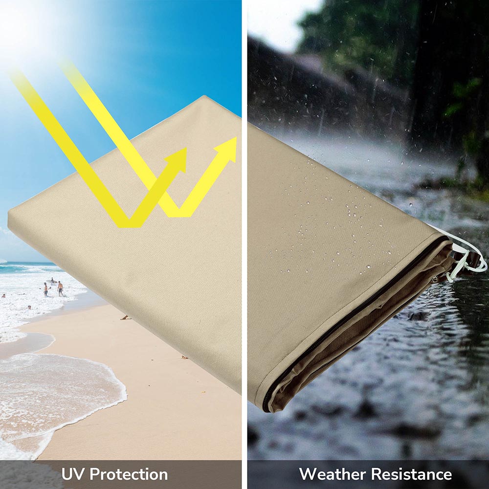 DIY Outdoor Umbrella Cover w/ Zipper Rod fits for 7' to 13' Umbrellas DIY Outdoor Umbrella Cover w/ Zipper Rod fits for 7' to 13' Umbrellas