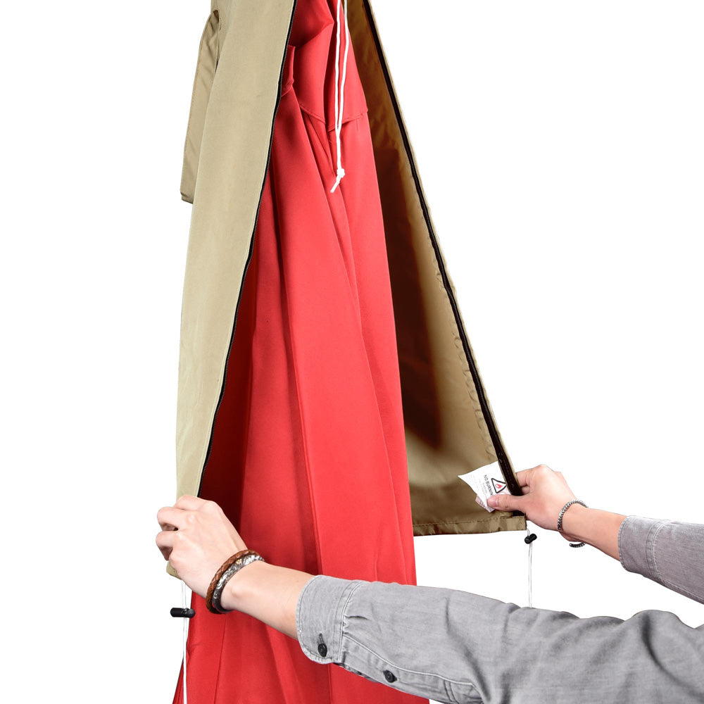 15 patio umbrella cover DIY Outdoor Patio Umbrella Cover for 15ft Umbrellas