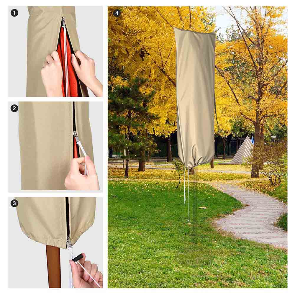 DIY Outdoor Patio Umbrella Cover for 15ft Umbrellas DIY Outdoor Patio Umbrella Cover for 15ft Umbrellas
