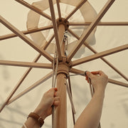DIY 13 Foot Wooden Patio Umbrella Color Options
