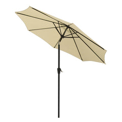 9 Foot Tilting Outdoor Patio Umbrella Color Options