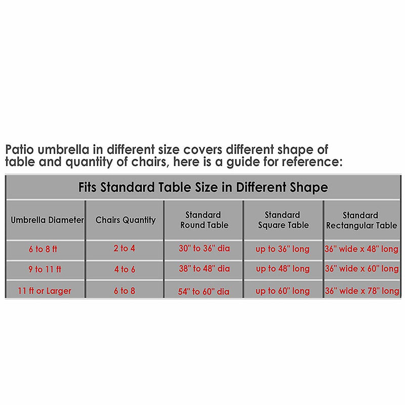 9 Foot Tilting Outdoor Patio Umbrella Color Options