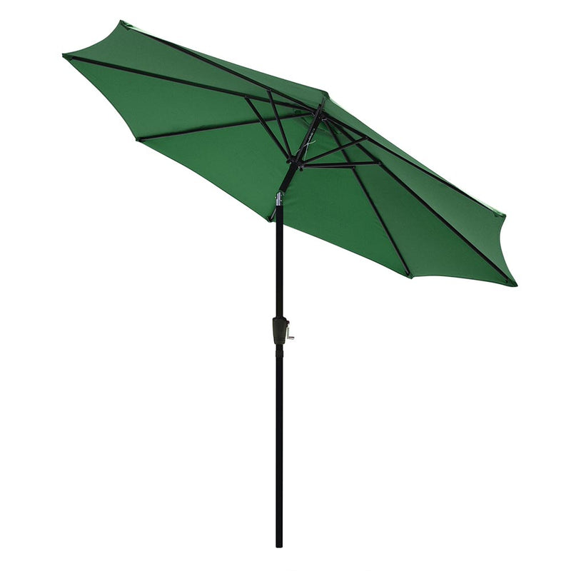 9 Foot Tilting Outdoor Patio Umbrella Color Options