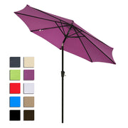 9 Foot Tilting Outdoor Patio Umbrella Color Options