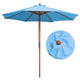 DIY 9 Foot Wooden Patio Umbrella Color Options (Preorder)