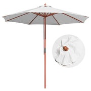 DIY 9 Foot Wooden Patio Umbrella Color Options (Preorder)