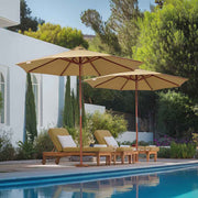 DIY 9 Foot Wooden Patio Umbrella Color Options (Preorder)